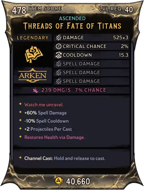 Threads of Fate • TTWL Legendary Grenade Lootlemon